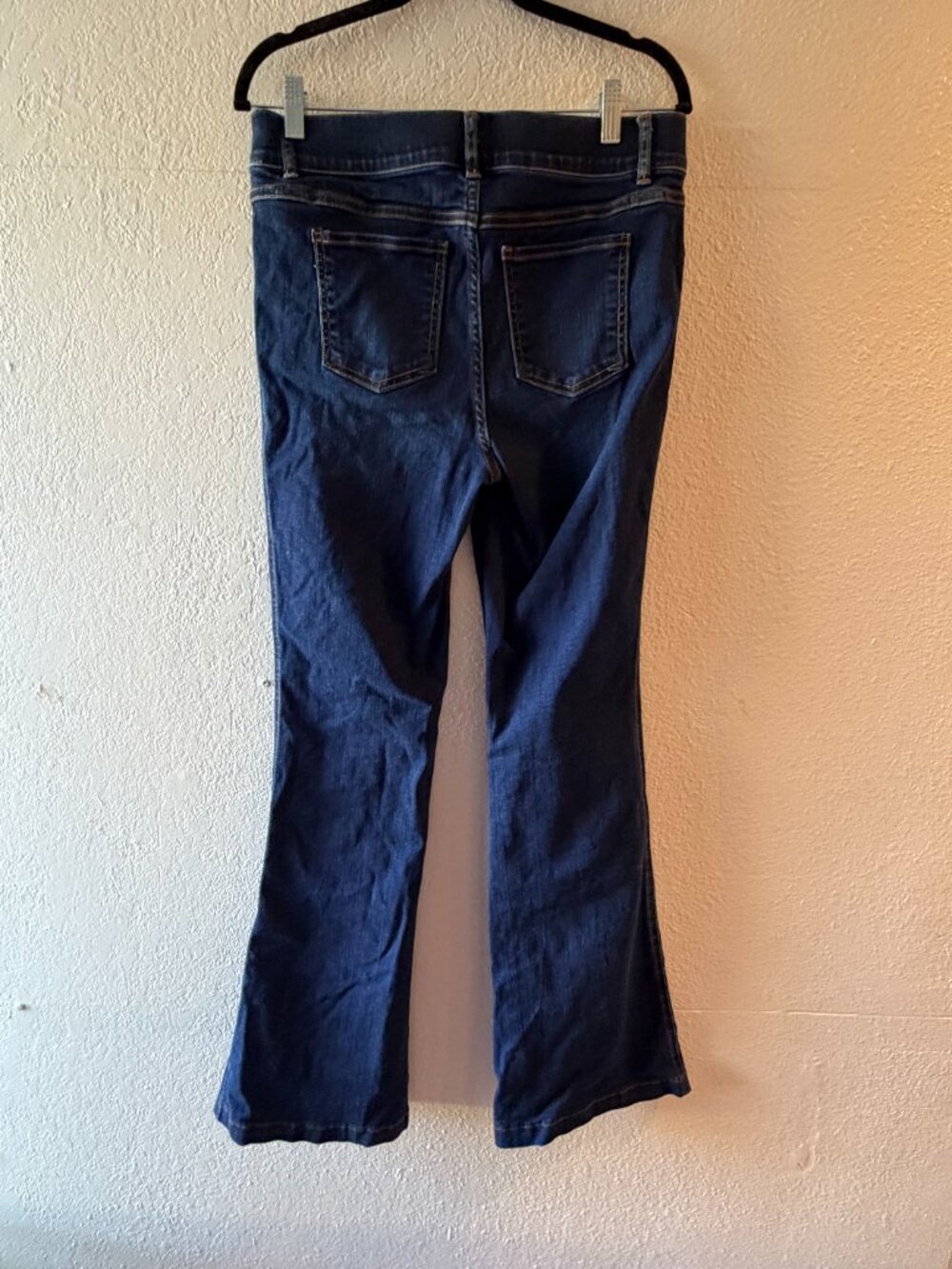 SPANX Women's Dark Blue Boot Cut Jeans - Picture 4 of 10